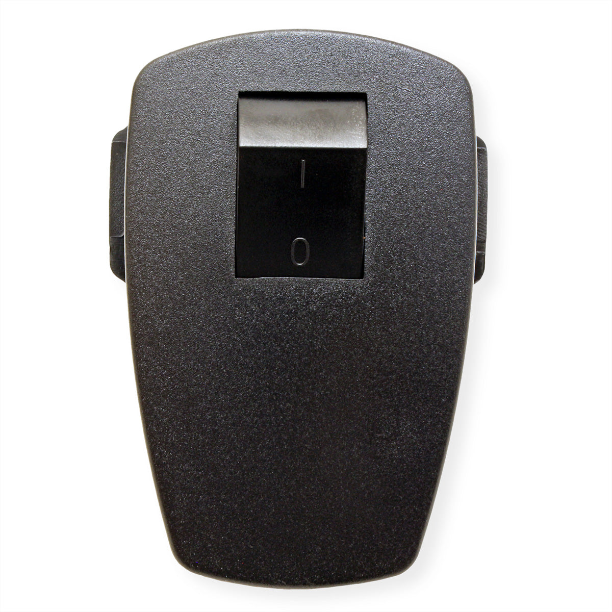 Bachmann Montagestecker, Schutzkontakt winkelflach, 250 V 16 A, 2-poliger Wippschalter, 45×62×75 mm – schwarz