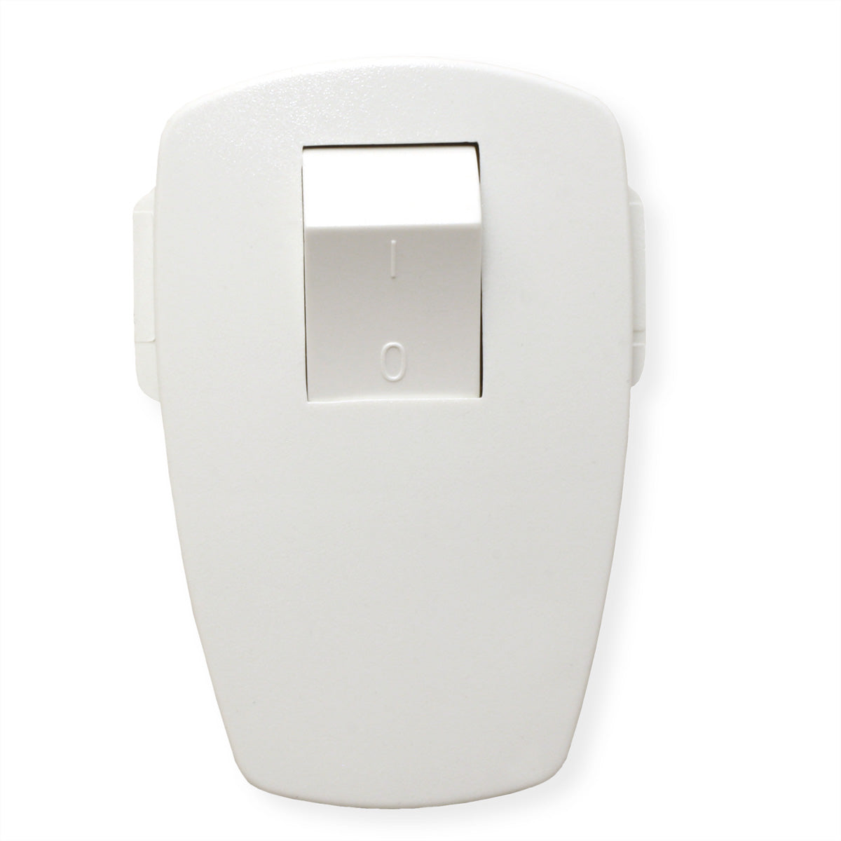 Bachmann Steckdosenleiste mit 2-poligem Wippschalter, Schuko (Typ F) 250 V 16 A, 75×62×45 mm – weiss
