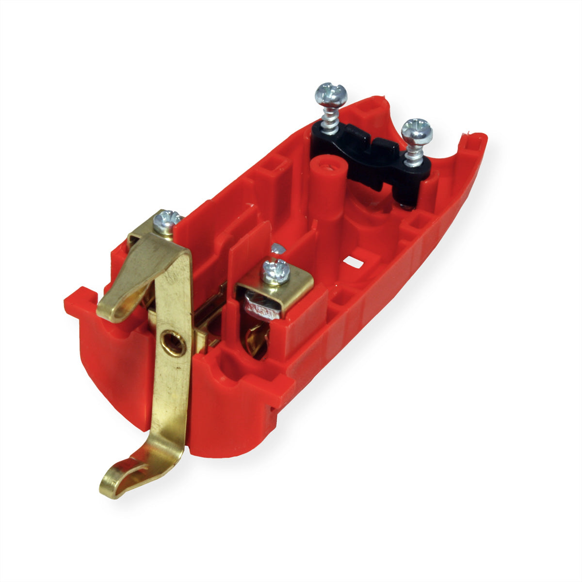 Bachmann Montagestecker, Eingang IEC60309 16 A 230 V (rot), Gummikupplung, 100×50×50 mm – schwarz