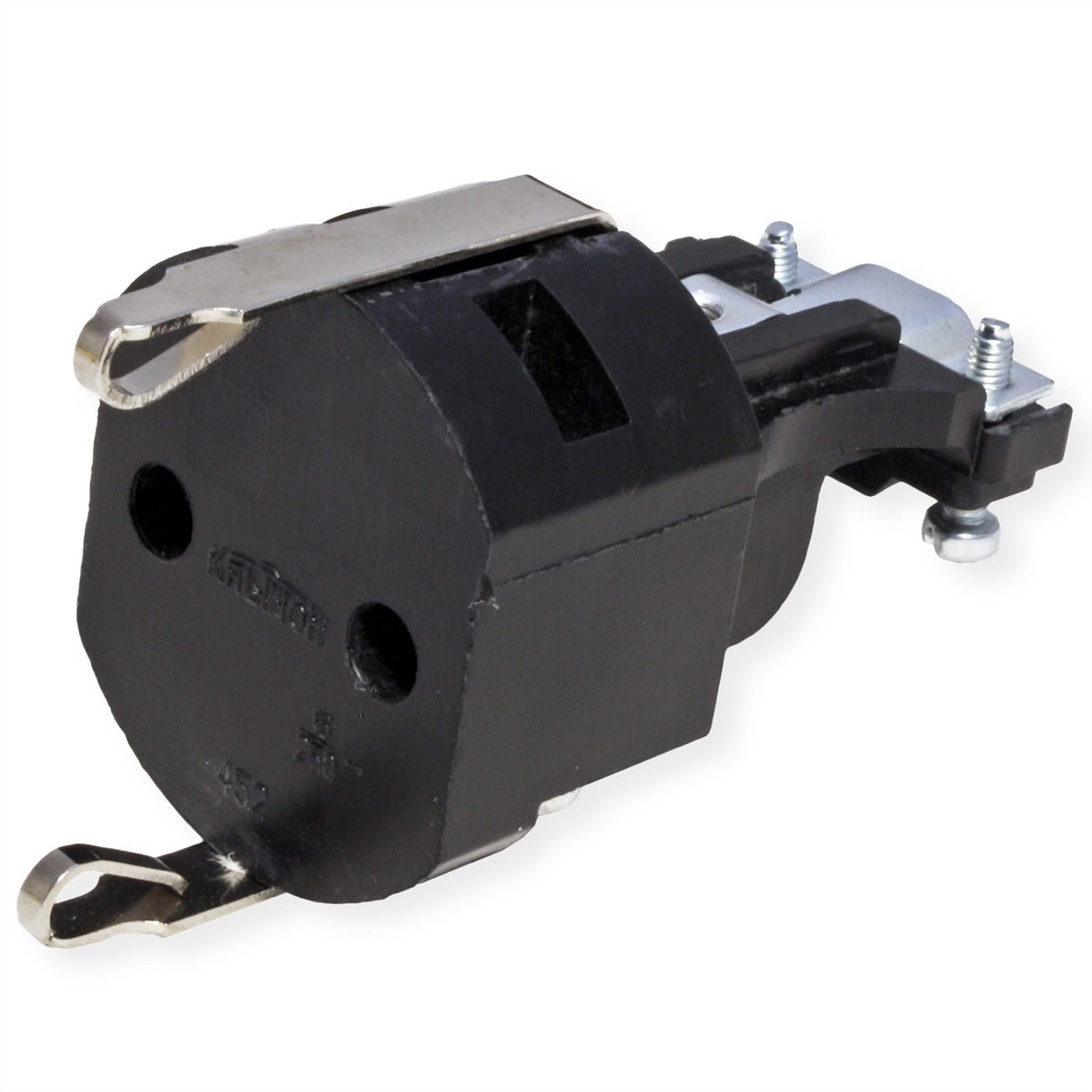 Bachmann Vollgummikupplung, 16 A 250 V, Vollgummi, 115×50×50 mm – schwarz