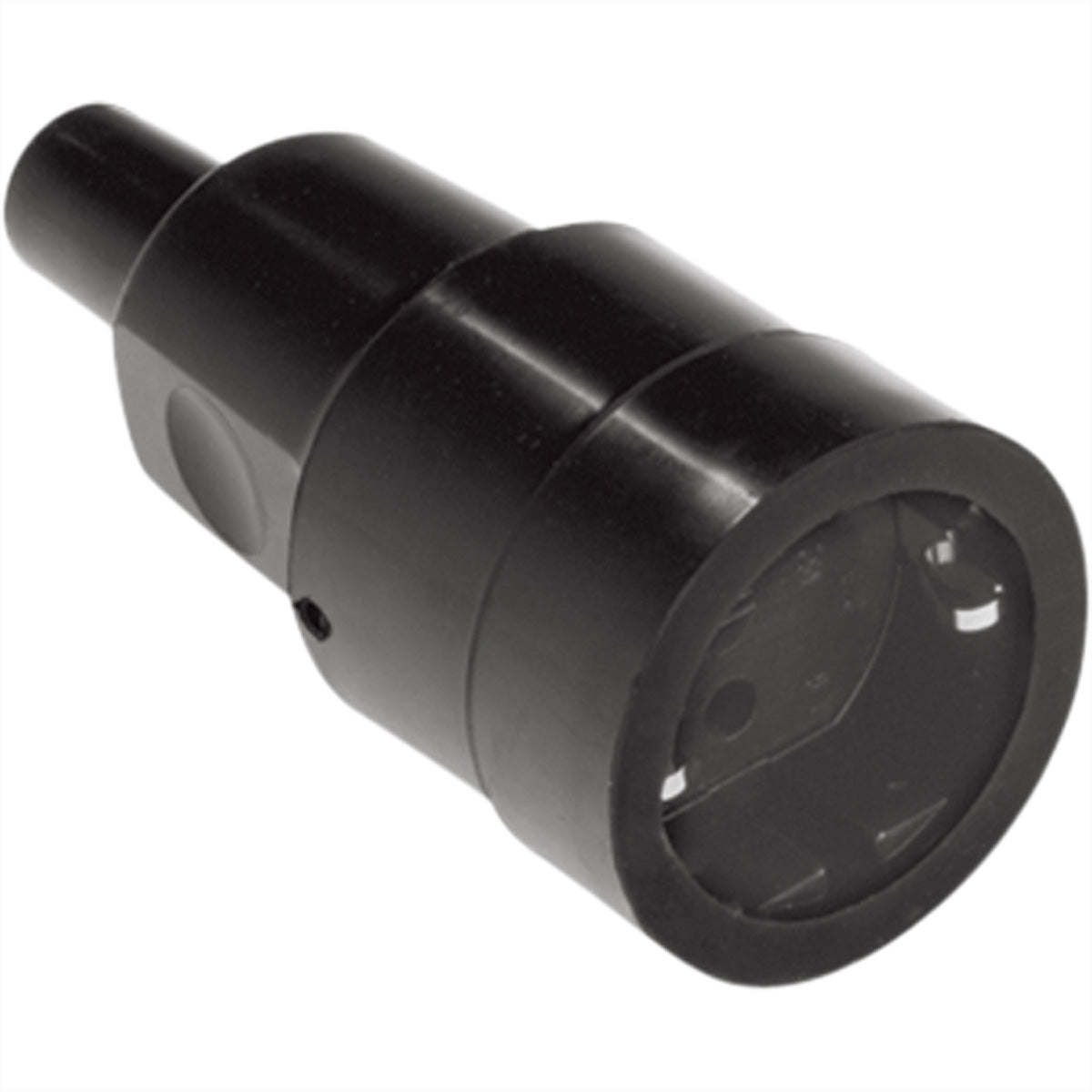 Bachmann Vollgummikupplung, 16 A 250 V, Vollgummi, 115×50×50 mm – schwarz