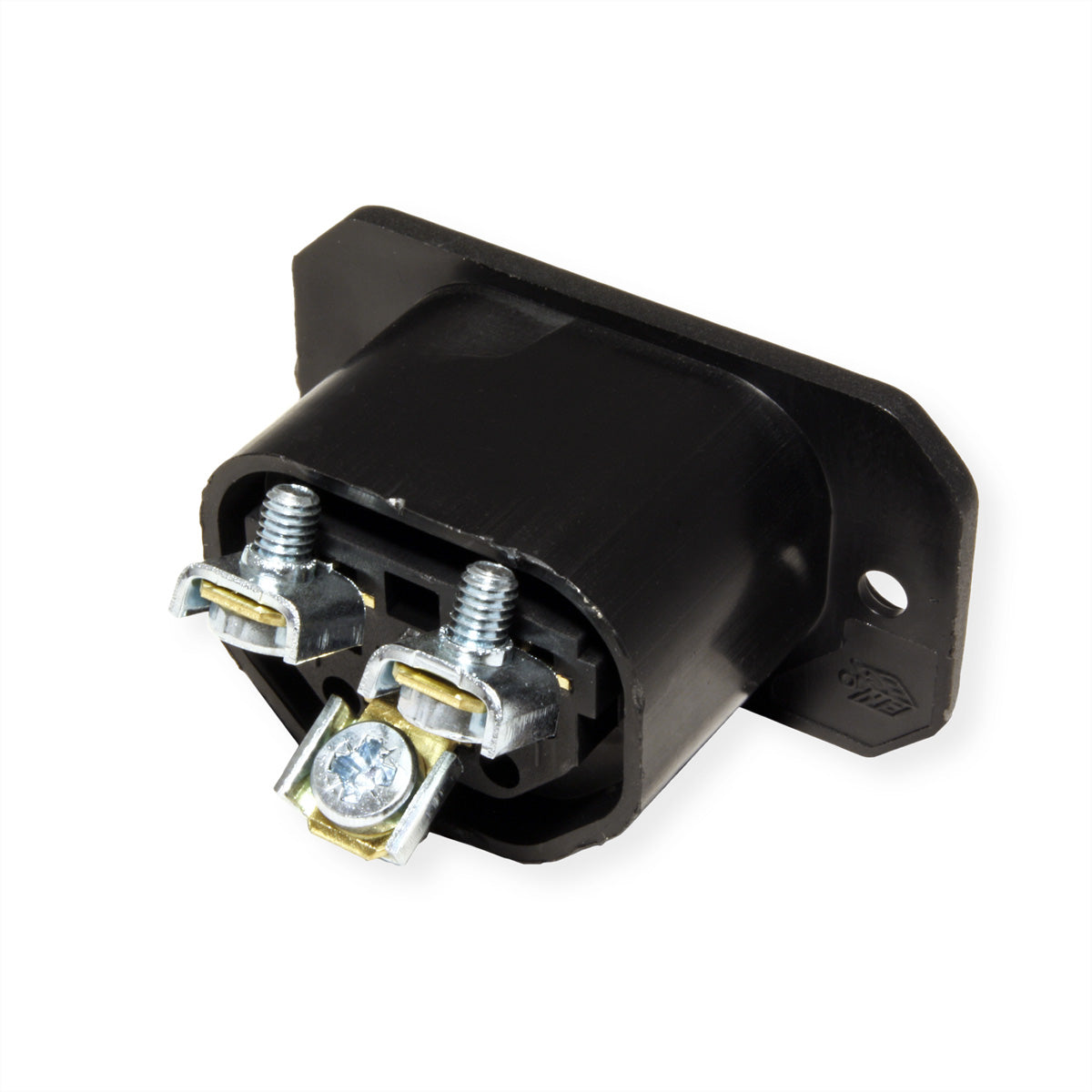 Bachmann Kaltgerätedose, 1×C13, 19 A 250 V, 50×28×34 mm – schwarz