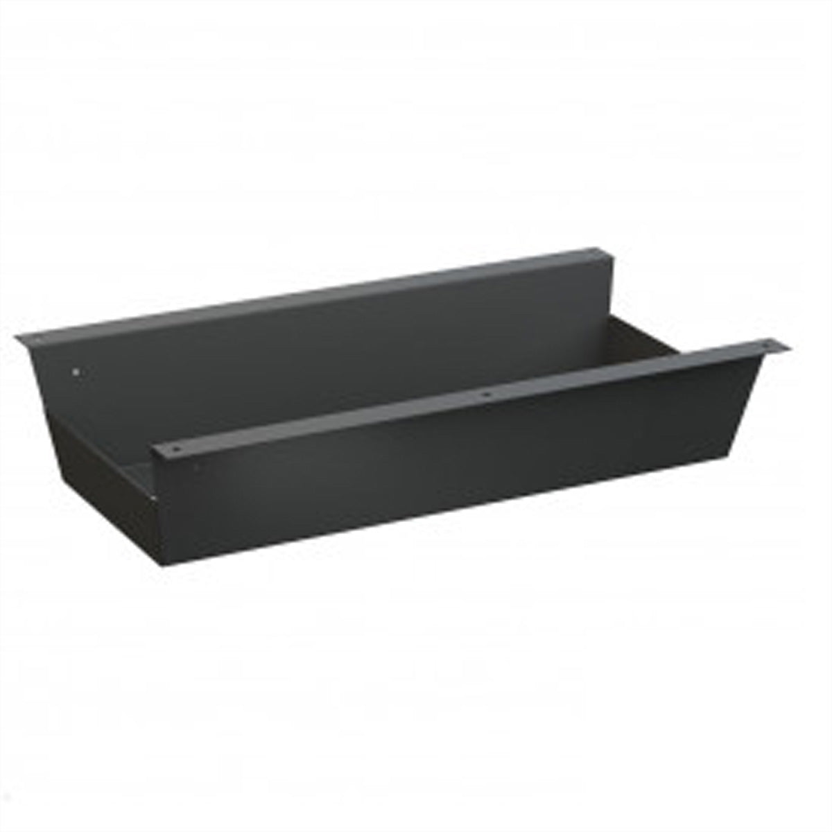 Bachmann CONI COVER Untertisch-Kabelwanne – 220×430×110 mm – Stahl – Schwarz, Schraubbefestigung