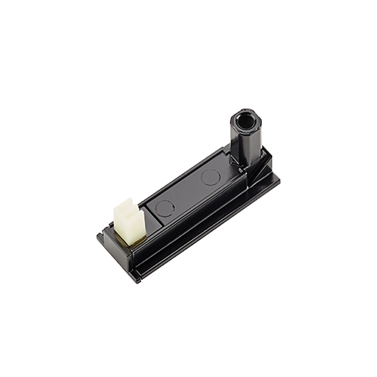 Bachmann DESK2 Einbausteckdosenleiste, Aufbau, 110×140×30 mm, 2er-Pack – schwarz
