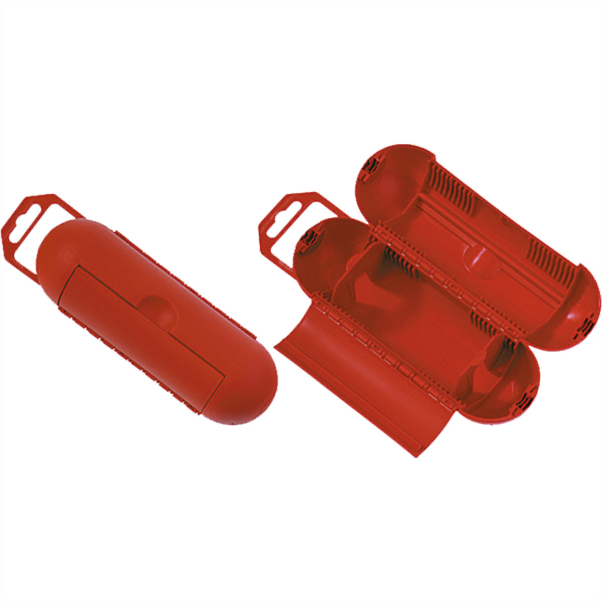 Bachmann Aussen-Kabelbox, 260×100×100 mm, IP44, grosse Ausführung – für alle Stecker – rot