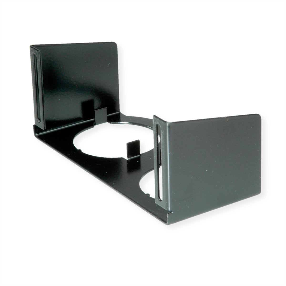 Bachmann PIX Halter 2-fach – Einbau-Anschlussfeld PIX, schwarz