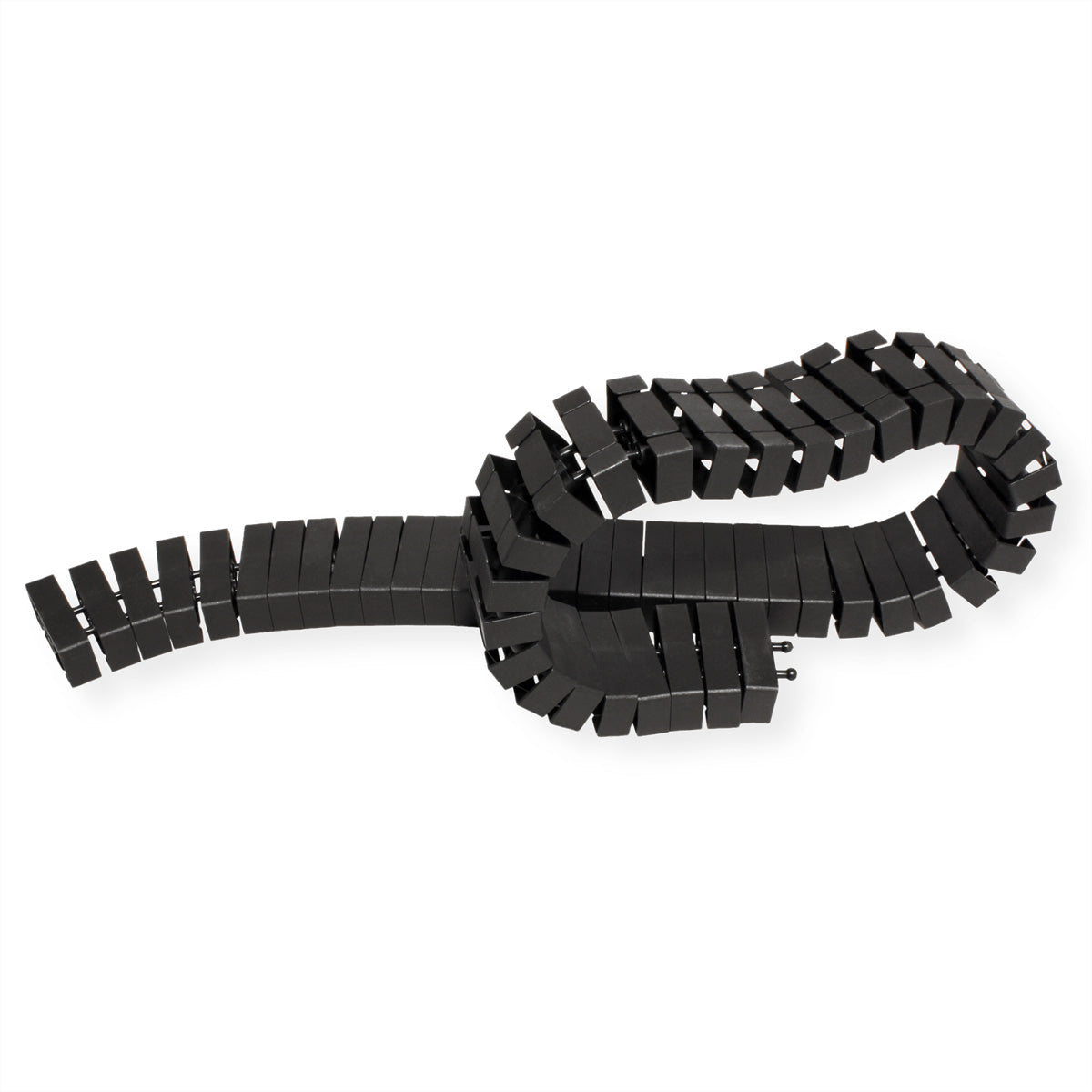 Bachmann Flex II Kabelschlange – 1 m – Schwarz, 1 Stk.