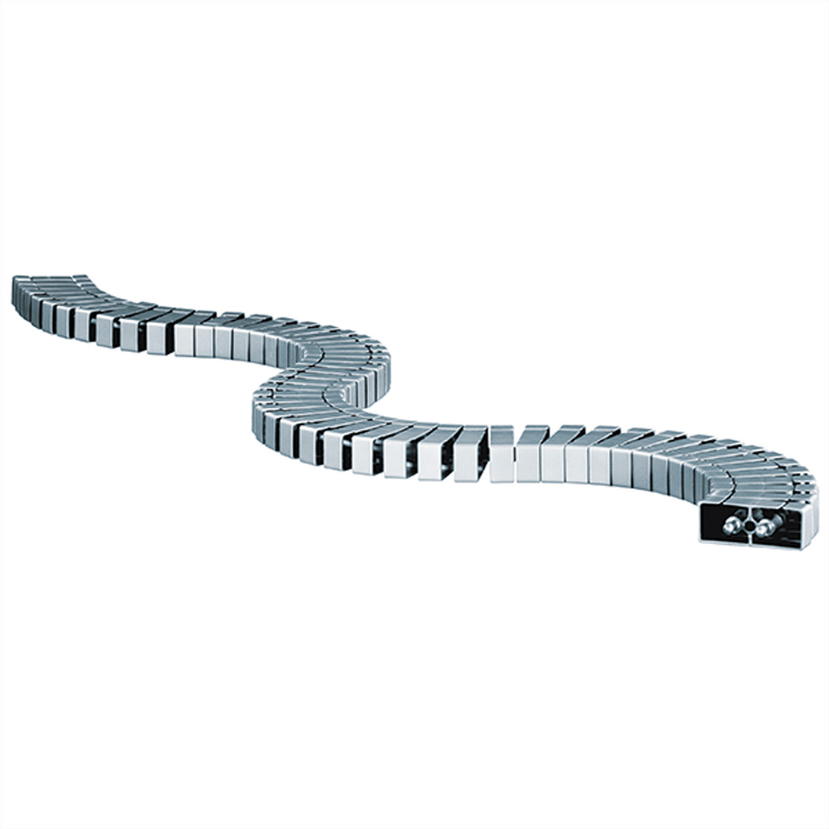 Bachmann Flex II Kabelschlange – 1 m – Silber