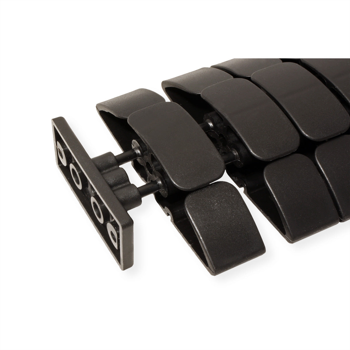 Bachmann Easy-Desk-2B Kabelhalter, für Möbel – für Kabelschlange Cube/Pro/Classic/Flex/Flex II – schwarz