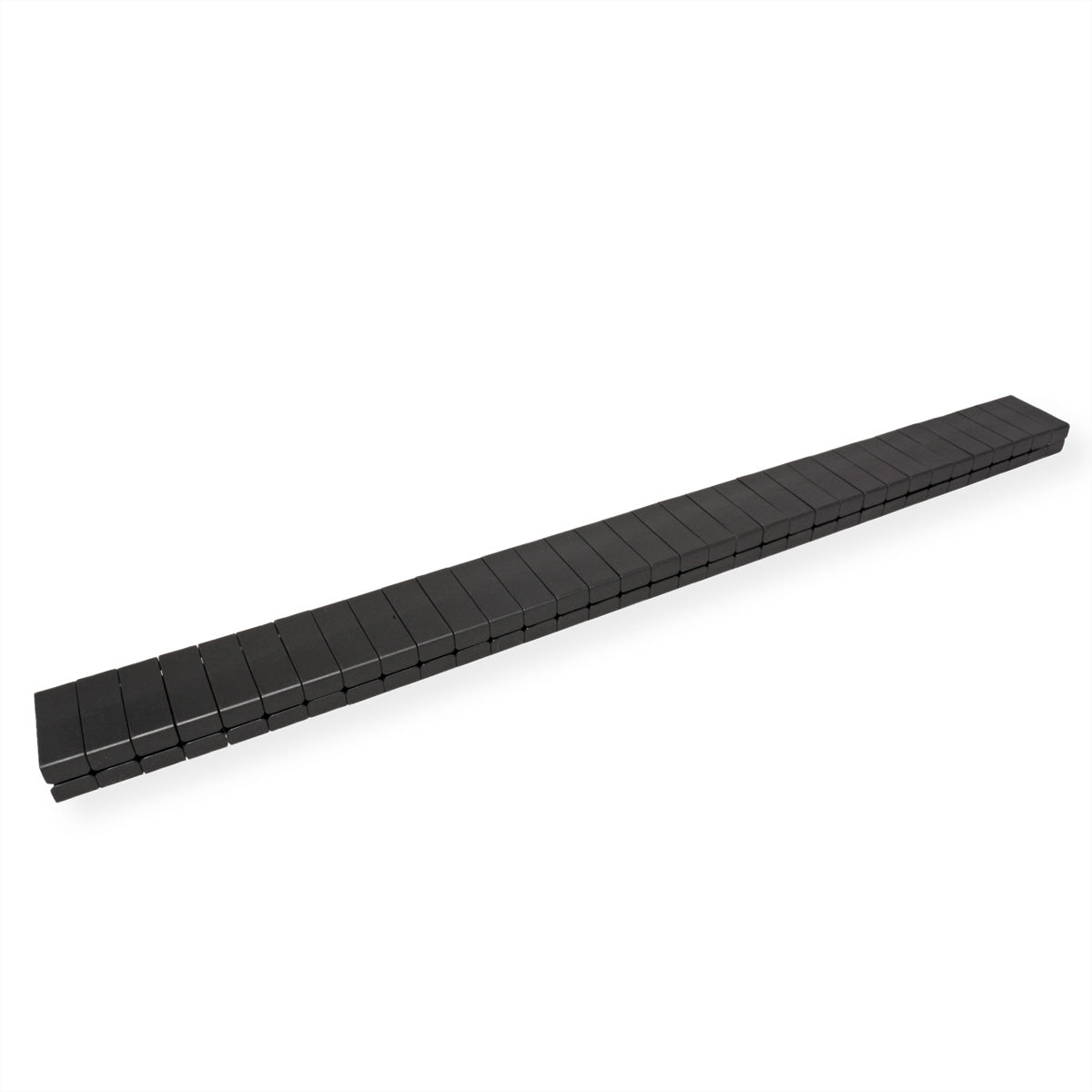 Bachmann Cube Kabelschlange – 1 m – PP – Schwarz, horizontal/vertikal