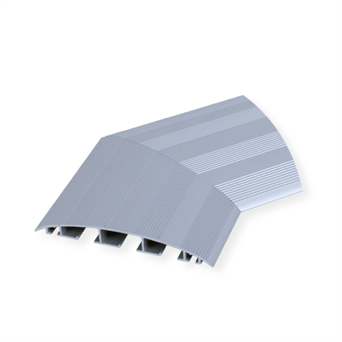 Bachmann Kabelkanal-Winkel 45° – 350 × 420 × 25 mm – Aluminium – Grau
