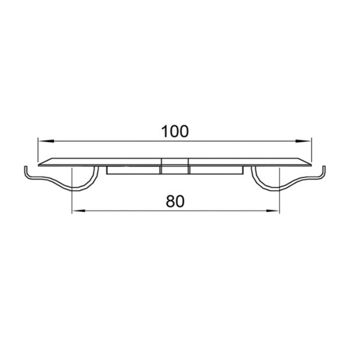 Bachmann Easy-Cover-Premium Aufputz-Box, 115×130×10 mm, Polyoxymethylen (POM) – weiss