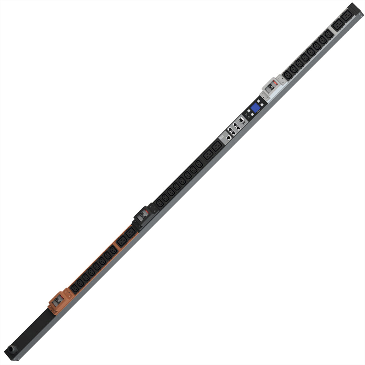 Bachmann BN3500 Slave – Rack-PDU mit Messung pro Ausgang, 3-phasig, 36× IEC C13 + 6× IEC C19, CEE 16A 3P+N+PE