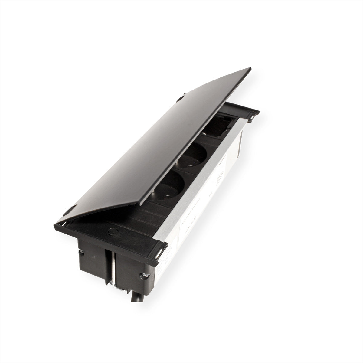 Bachmann KAPSA Small – Einbau-Anschlussfeld KAPSA, Aluminium-Deckel, schwarz