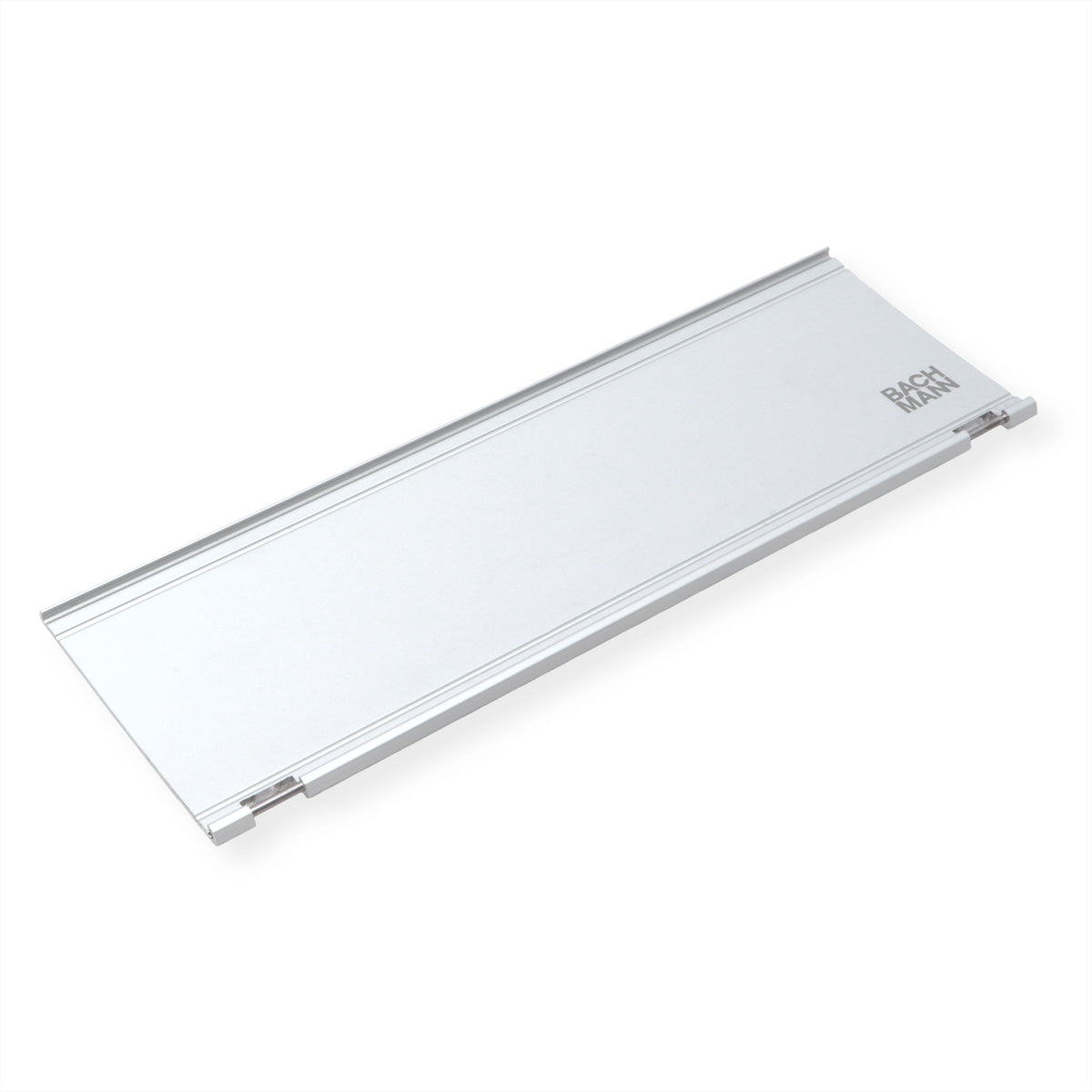 Bachmann KAPSA Steckdoseneinheit – Einbau-Deckel, Aluminium eloxiert (E6/EV1), Silber, Einbautiefe 45 mm
