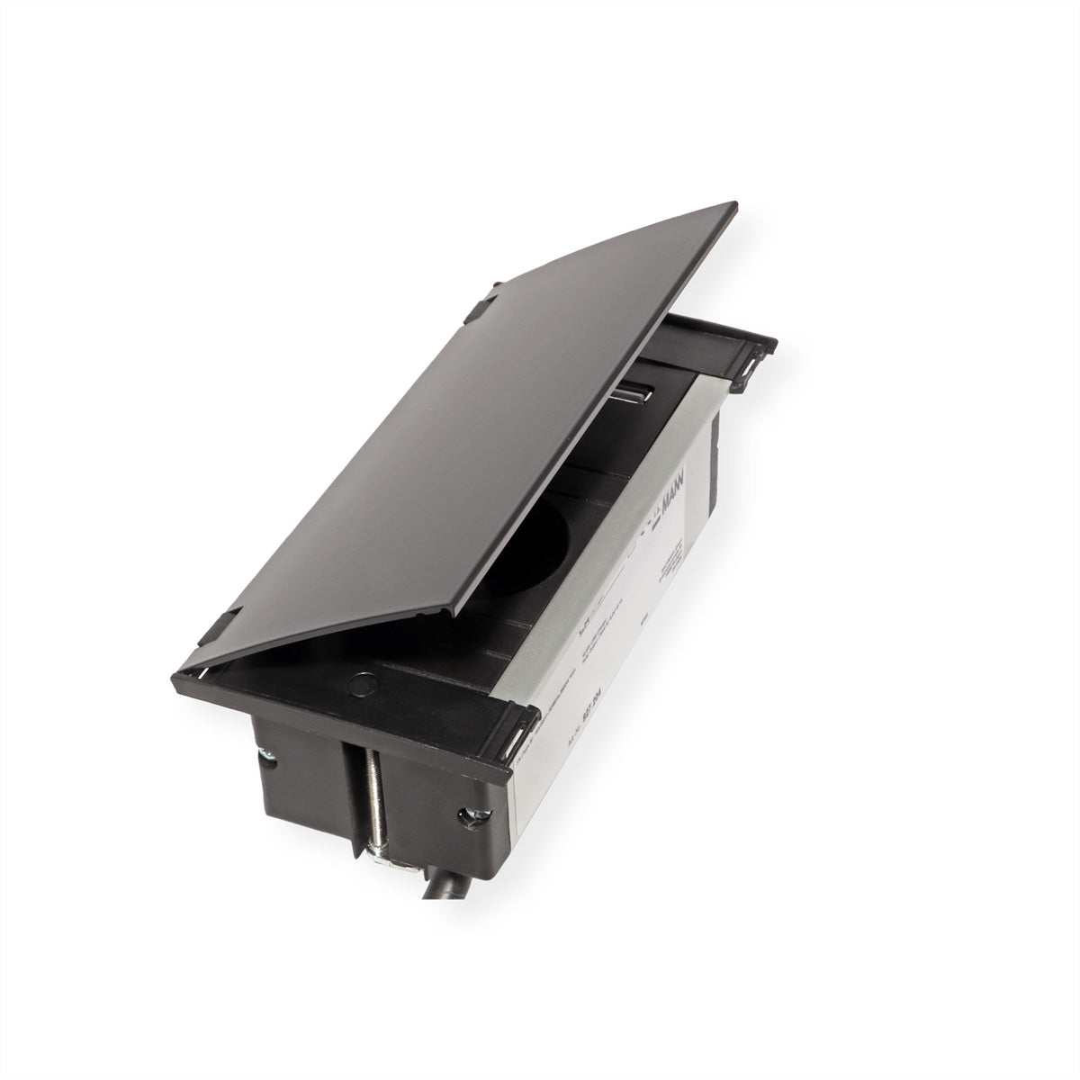 Bachmann KAPSA X-Small Deckel – Einbau, Aluminium, Schwarz