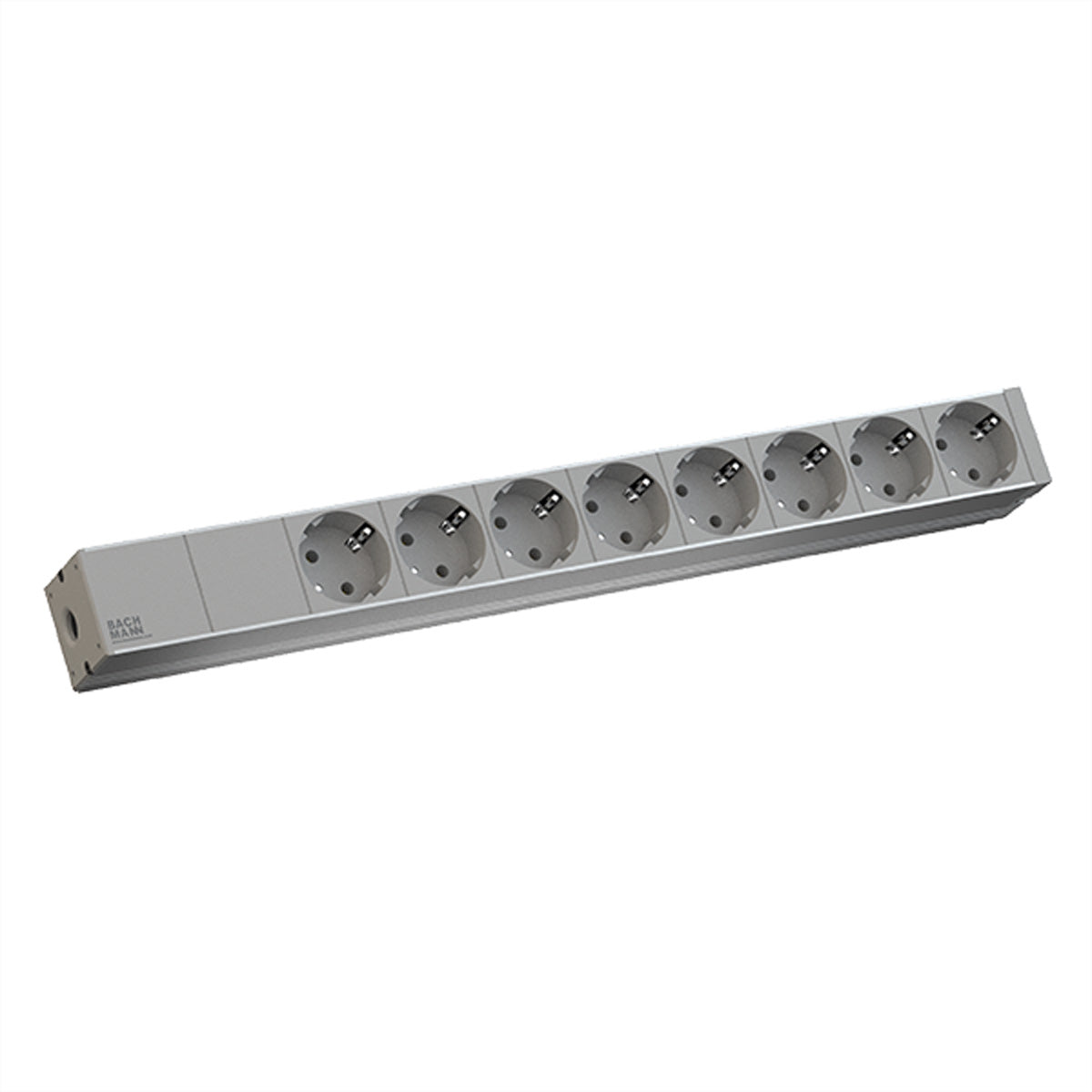 Bachmann Rack-PDU – 1U 19" Rackmount, 8× Schuko (Typ E/F), 230 V