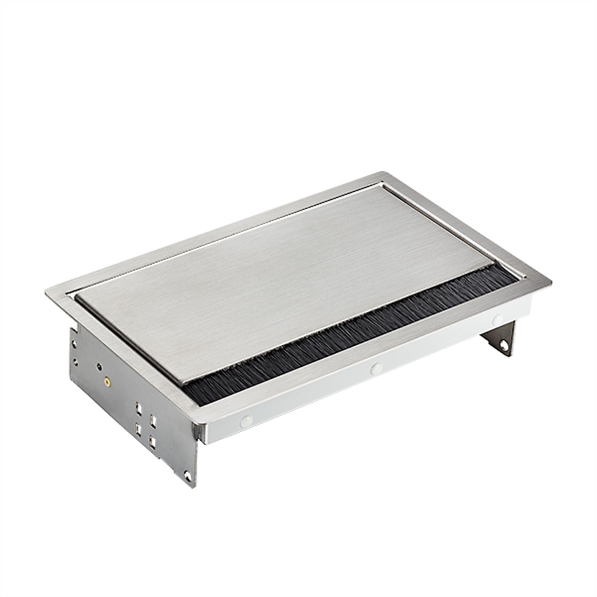 Bachmann CONI Einbaurahmen 3-fach, Einbau, 248×151×60 mm – Edelstahl