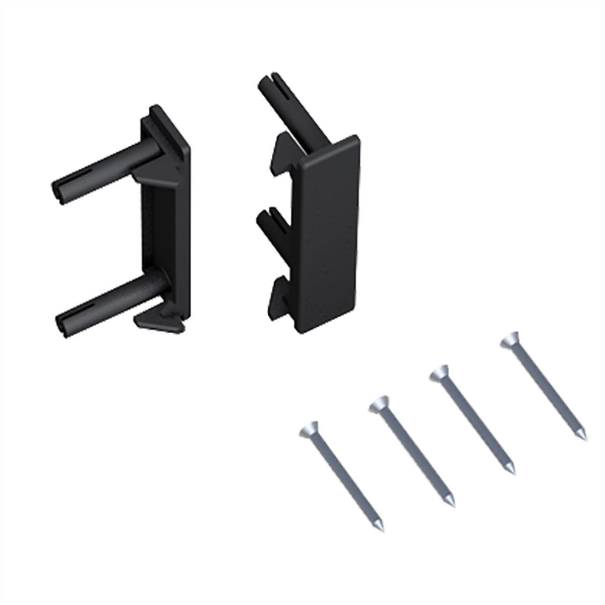 Bachmann Kabel-Clip, Schrauben enthalten, Set 2 Stk. – für Bachmann STEP BASE/STEP ALU – schwarz