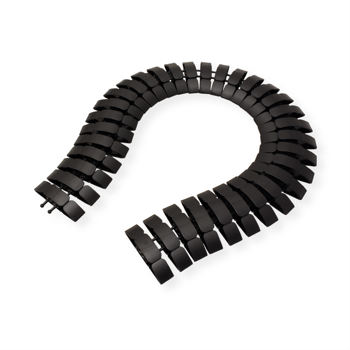 Bachmann Kabel-Clip/Halter/Klemme – Kunststoff, Schwarz, 1'000 × 90 × 24 mm