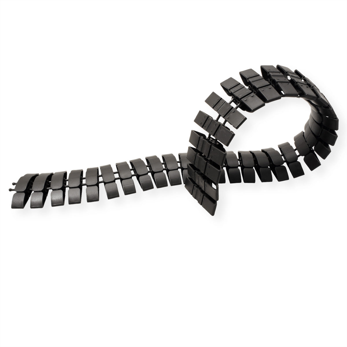 Bachmann Kabel-Clip/Halter/Klemme – Kunststoff, Schwarz, 1'000 × 90 × 24 mm