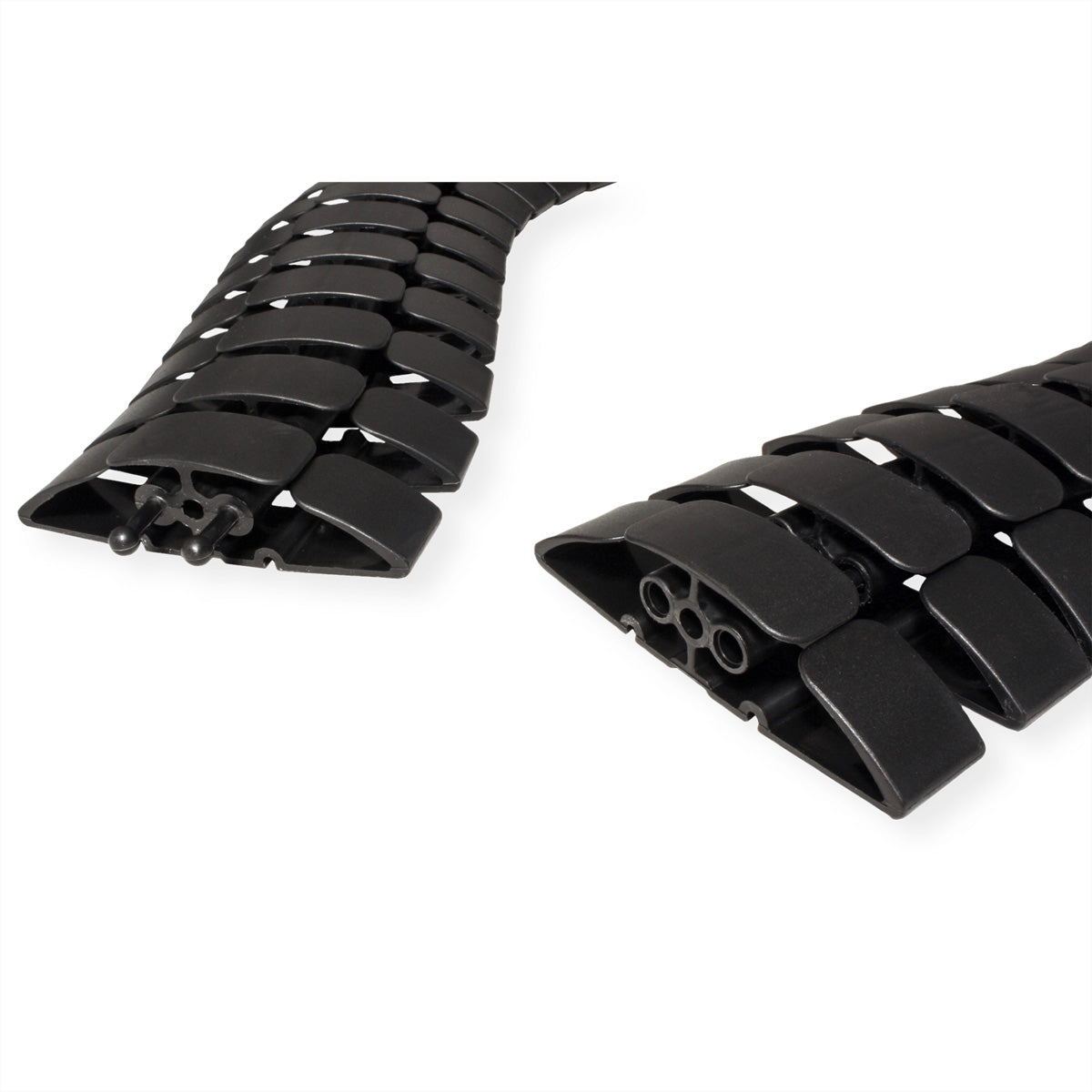 Bachmann Kabel-Clip/Halter/Klemme – Kunststoff, Schwarz, 1'000 × 90 × 24 mm