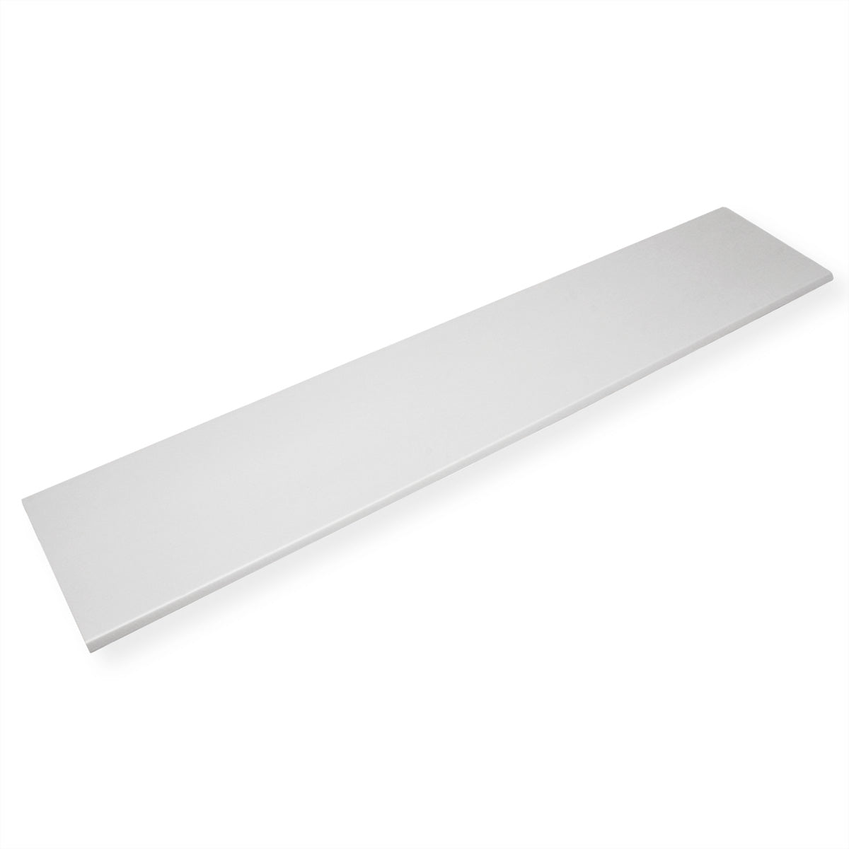 Bachmann TOP FRAME Einbausteckdosenleiste, 8-fach, gestrahlt und eloxiert, Einbau, 480×90×100 mm – Weiss