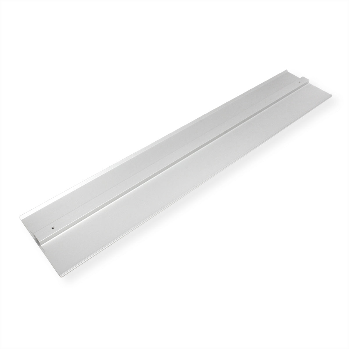 Bachmann TOP FRAME Einbausteckdosenleiste, 8-fach, gestrahlt und eloxiert, Einbau, 480×90×100 mm – Weiss