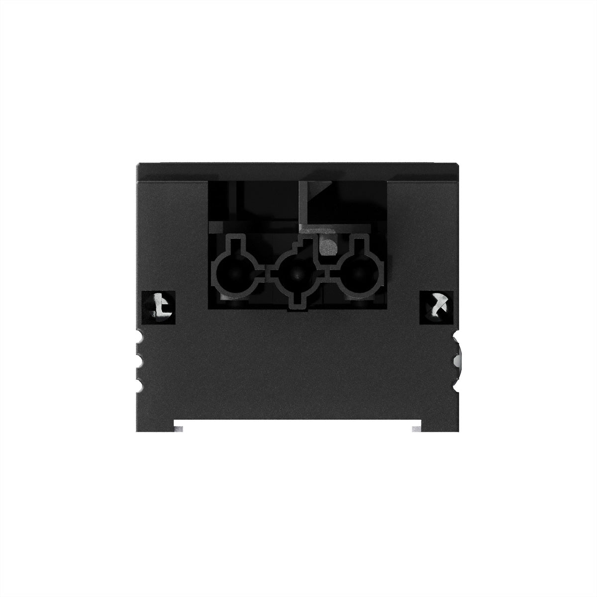Bachmann STEP ALU Einbausteckdosenleiste, 2×T13, 2×USB-C, Einbau, IP20 – Schwarz