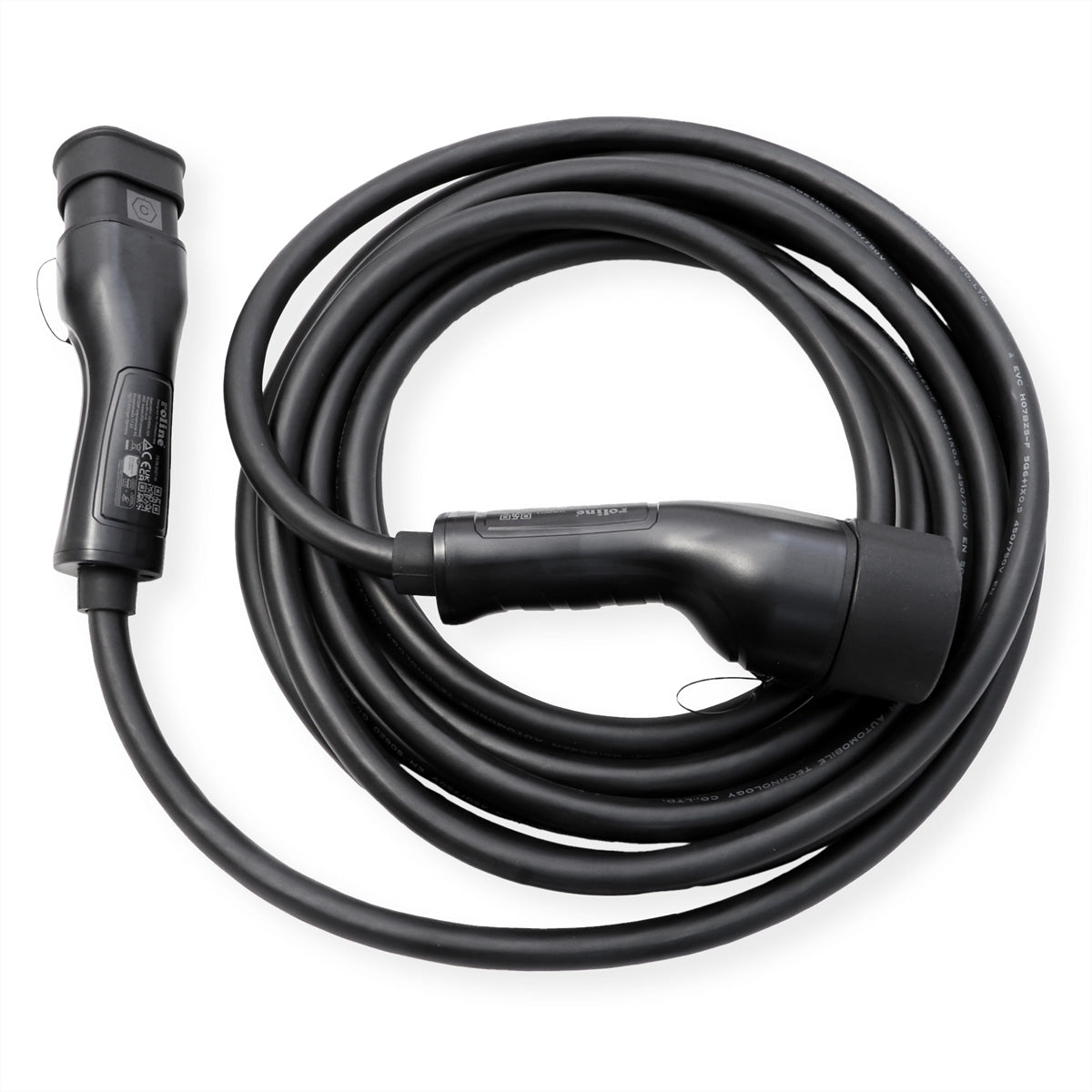 ROLINE Typ 2 Stromkabel – Typ 2–Typ 2, 7,5 m, 3-phasig, 22 kW, 32 A
