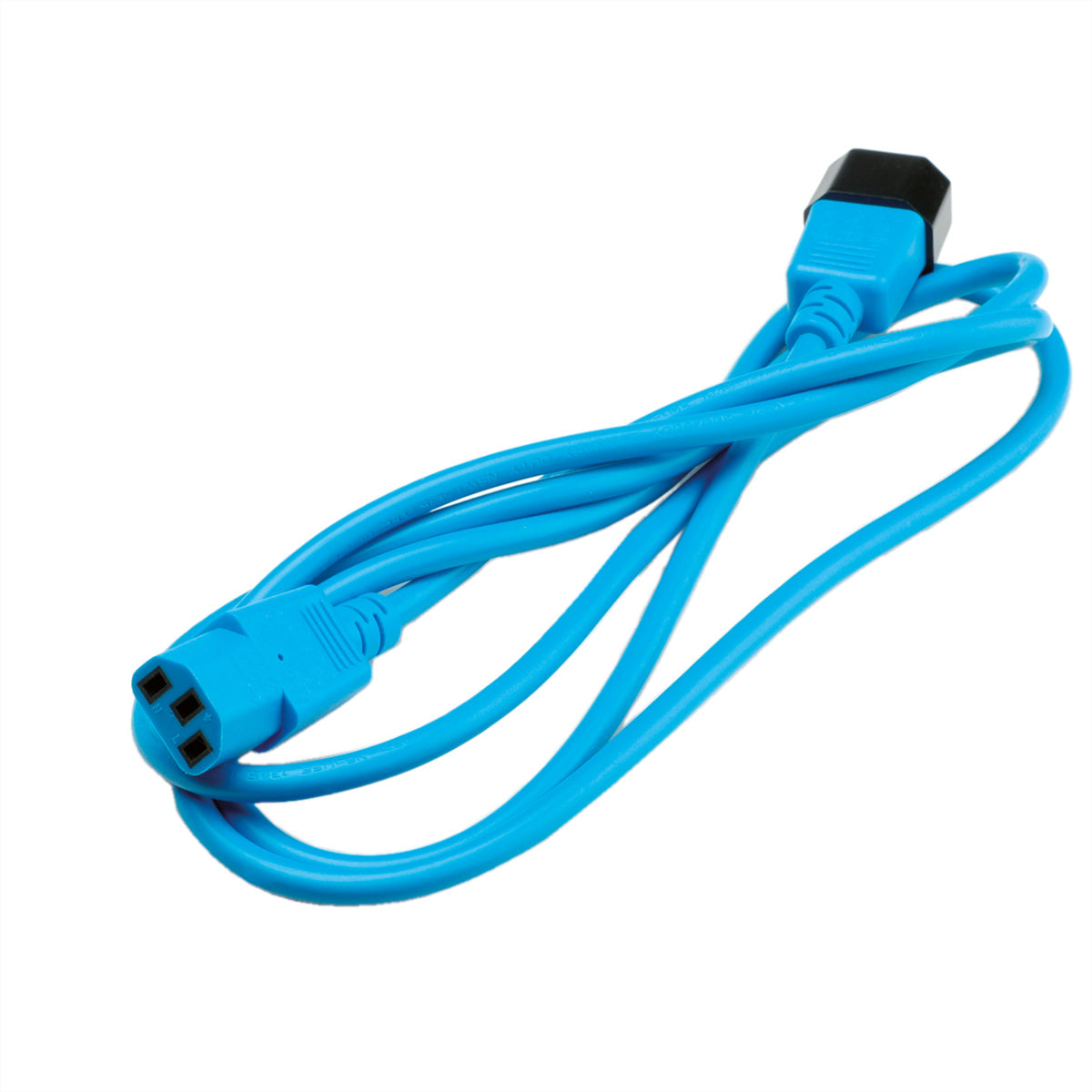 ROLINE Netzkabel – IEC C14 zu IEC C13, 1,8 m, 250 V/10 A, Blau