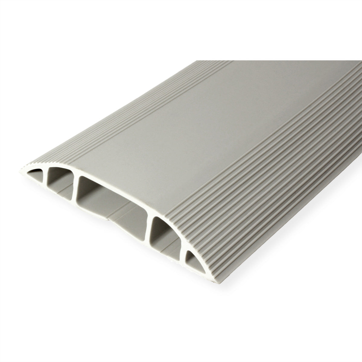 Dataflex Kabelbrücke – 1,5 m – Aussen 83×15 mm – PVC – Grau, 3 Kanäle, 1 Stk.