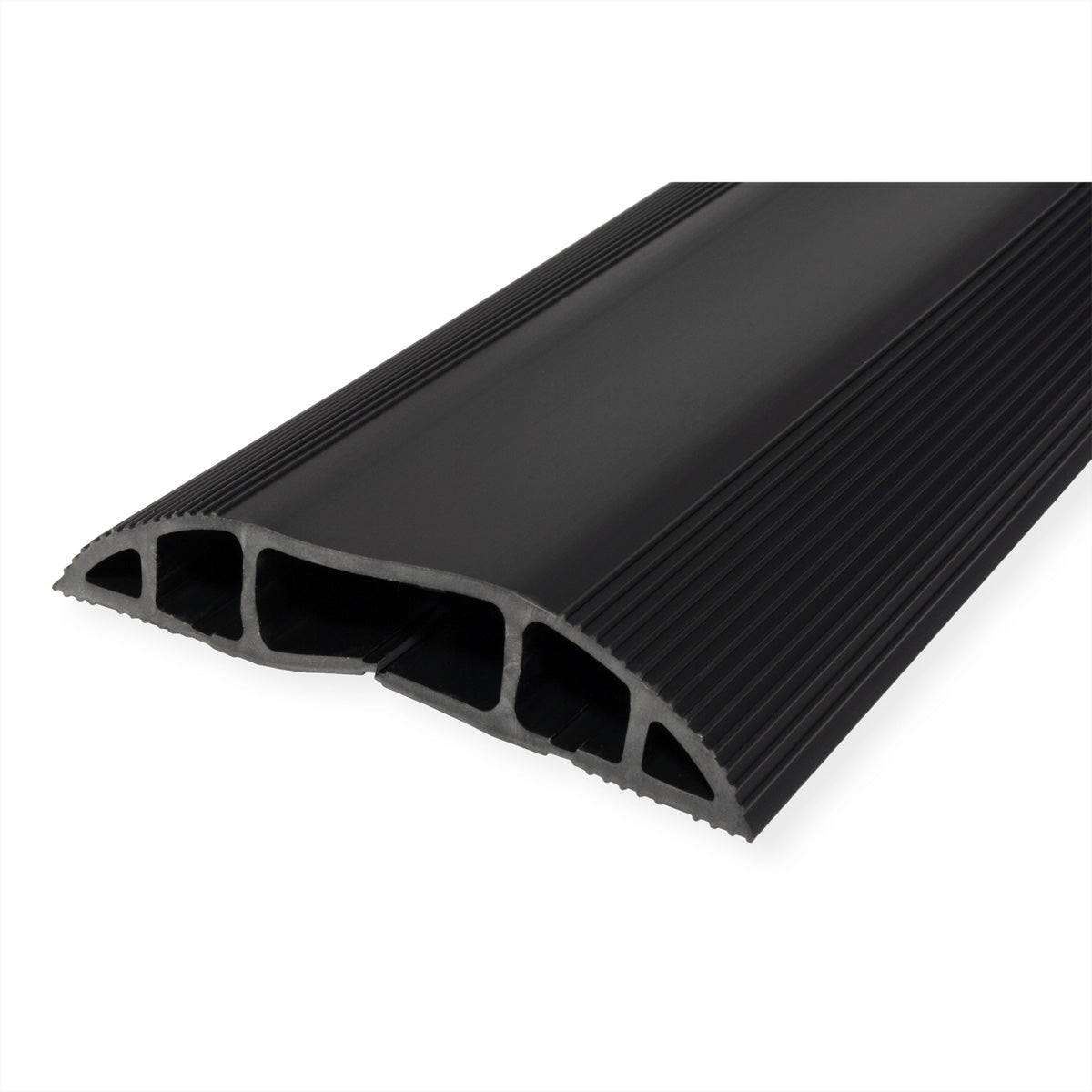 Dataflex Kabelbrücke – 1,5 m – Aussen 83×15 mm – PVC – Schwarz, 3 Kanäle, selbstklebend, 1 Stk.