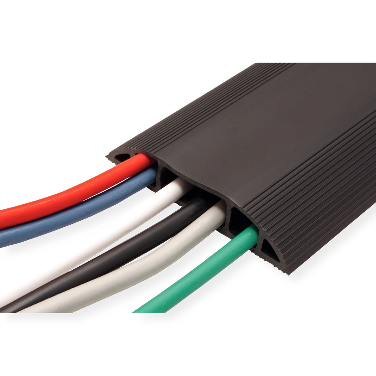 Dataflex Kabelbrücke 3 Kanal – 83×15 mm, L 3000 mm – PVC – Schwarz