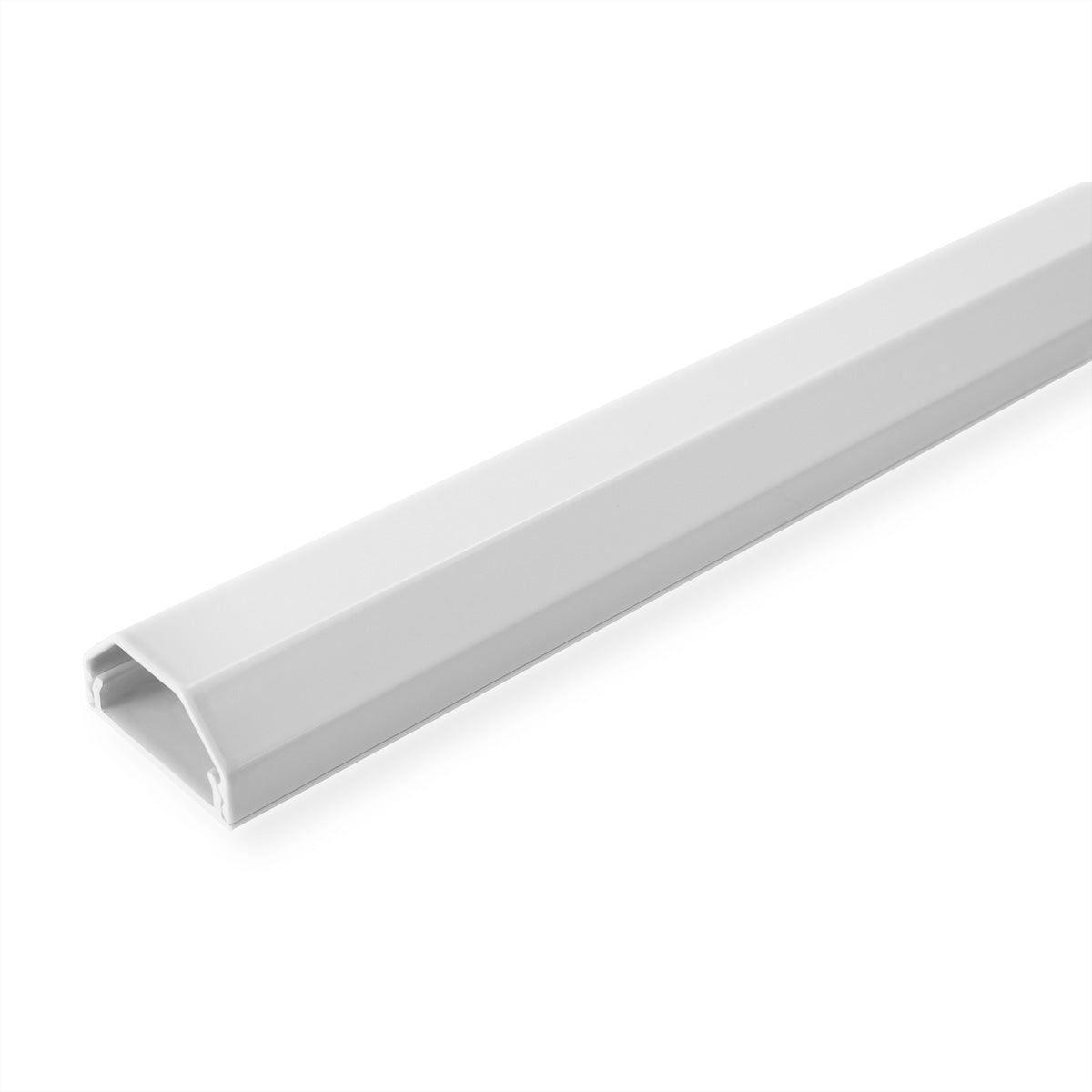 ROLINE Kabelbrücke 1 Kanal – 33×18 mm, L 1100 mm – Aluminium – Weiss