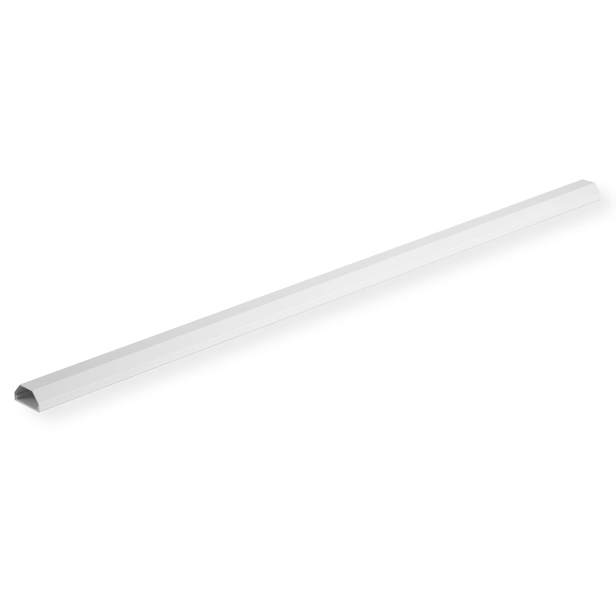 ROLINE Wandkanal – 50×26 mm – 1,1 m – Aluminium – Weiss, Schraubbefestigung