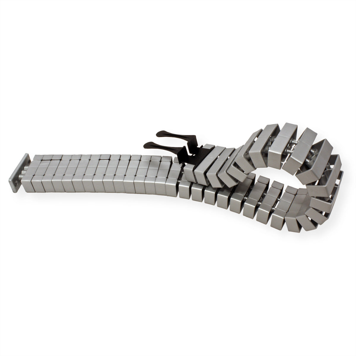 Divers Flex II Kabelschlange – 0,8 m – Polypropylen – Silber, Tischbefestigung