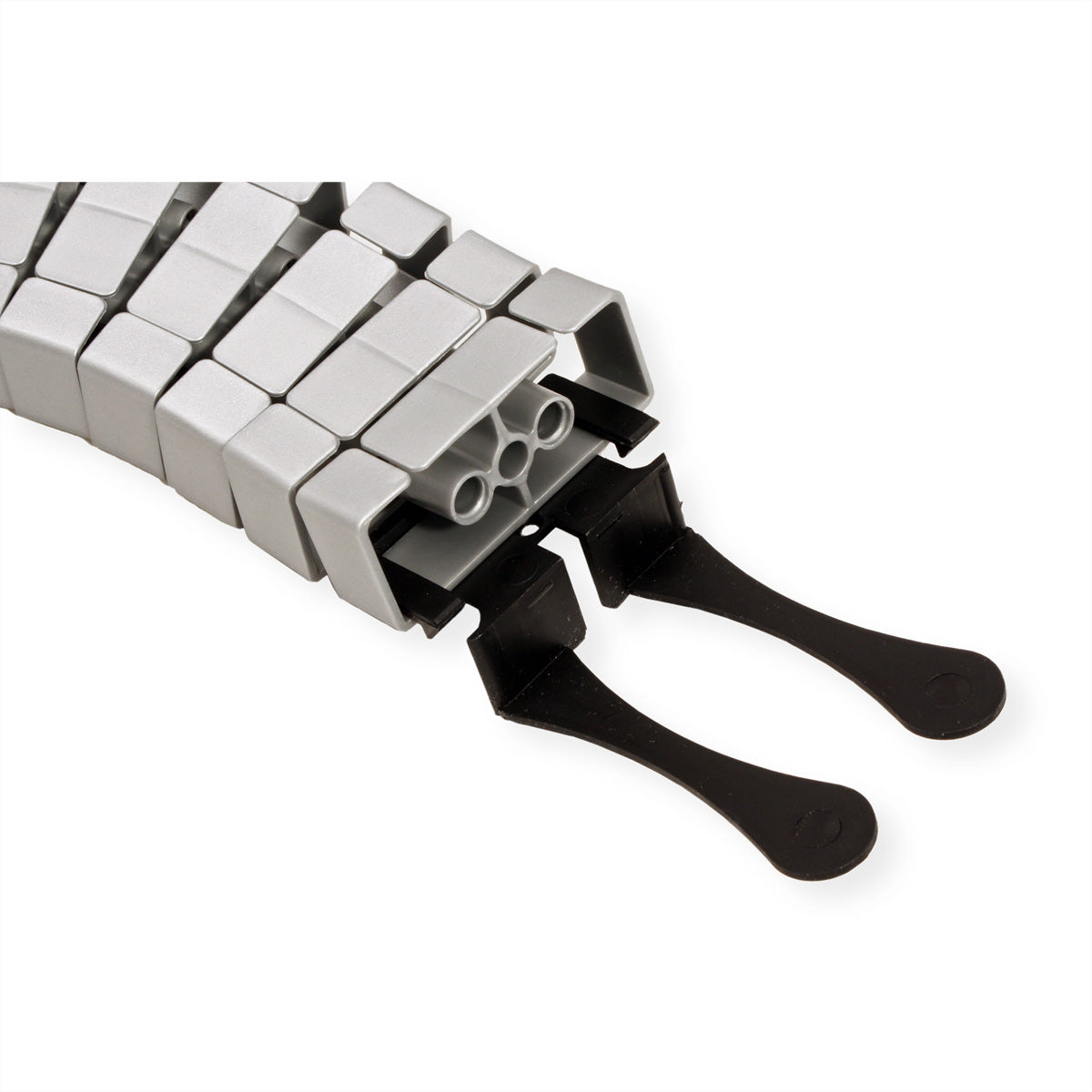 Divers Flex II Kabelschlange – 0,8 m – Polypropylen – Silber, Tischbefestigung