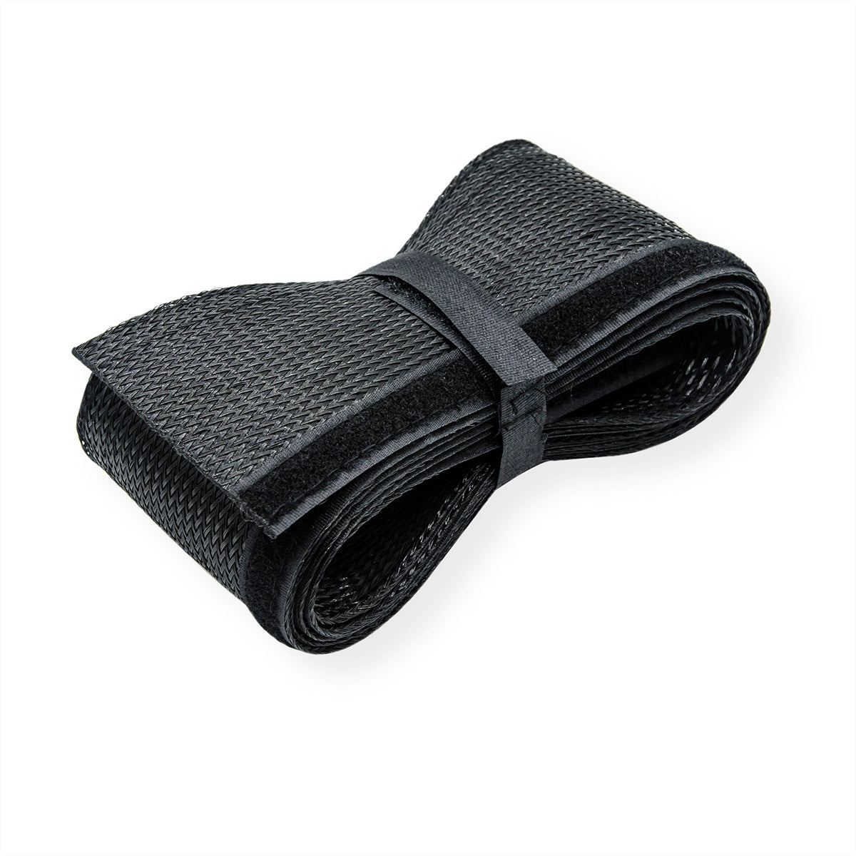 ROLINE Kabelschlauch, Ø bis 25 mm, 2,5 m, mit Klettband – schwarz