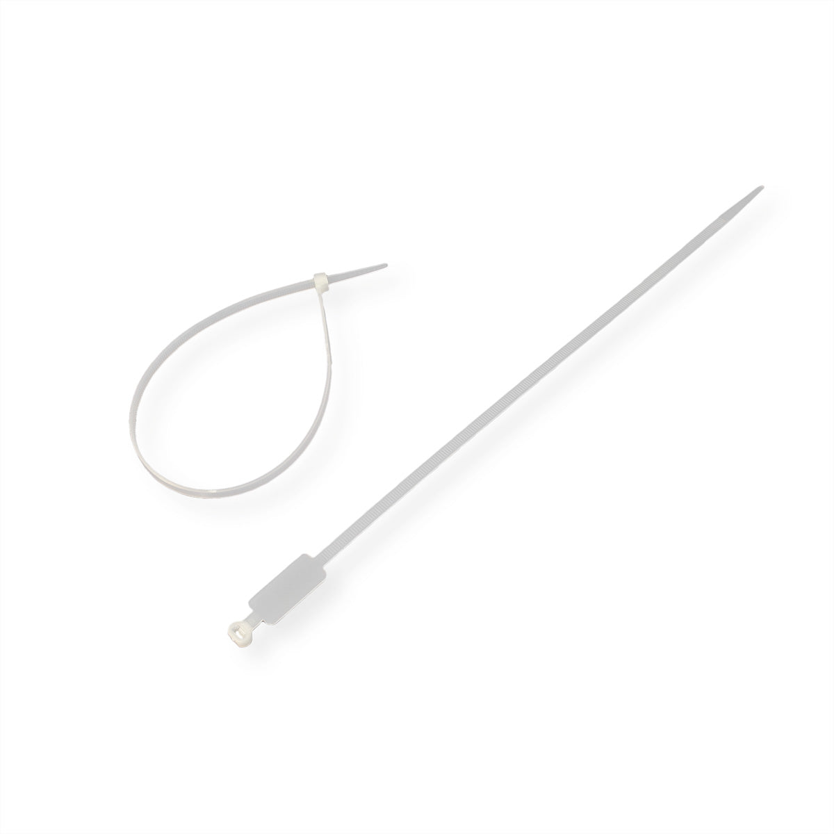 VALUE Kabelbinder 300×4,8 mm, 100er-Pack – naturfarben