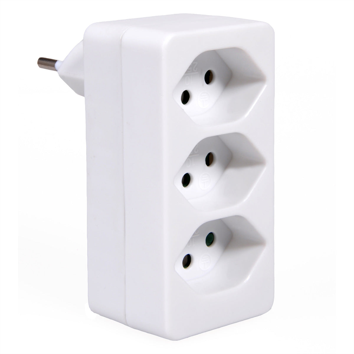 M. Schönenberger Schönenberger Steckdosenleiste, 3×T13, Eingang T12, 10 A 230 V, 2 m – weiss