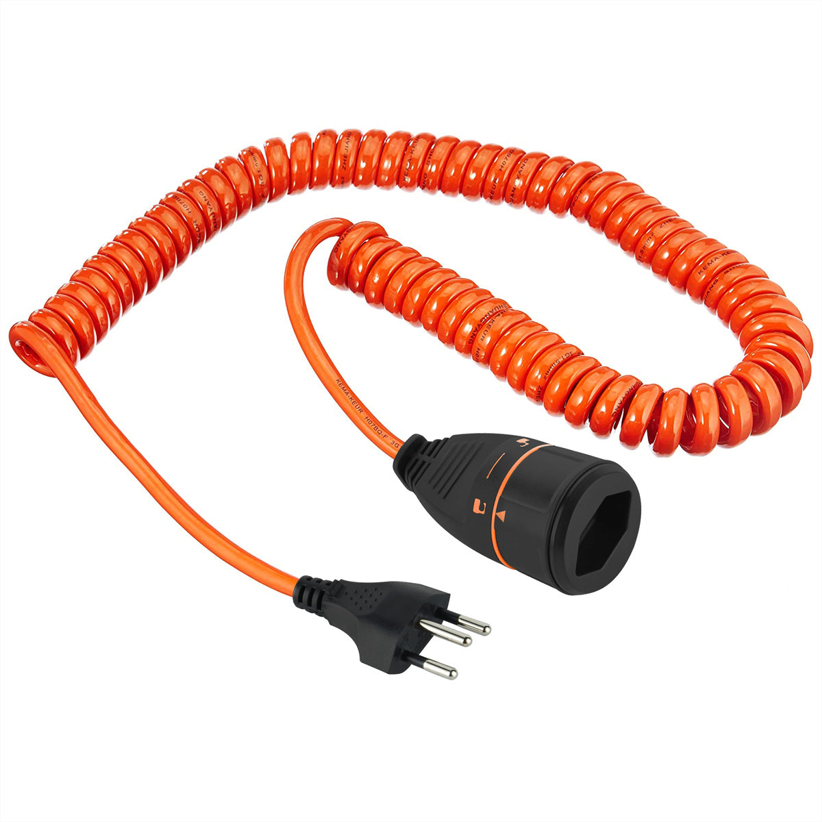 Oem Lockxtend Verlängerungskabel – T12–T13, Spiralkabel, 10 A, Orange