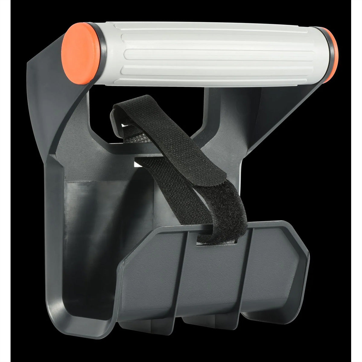 Blank Kabelhalter mit Handgriff und Fixmontagezubehör – schwarz