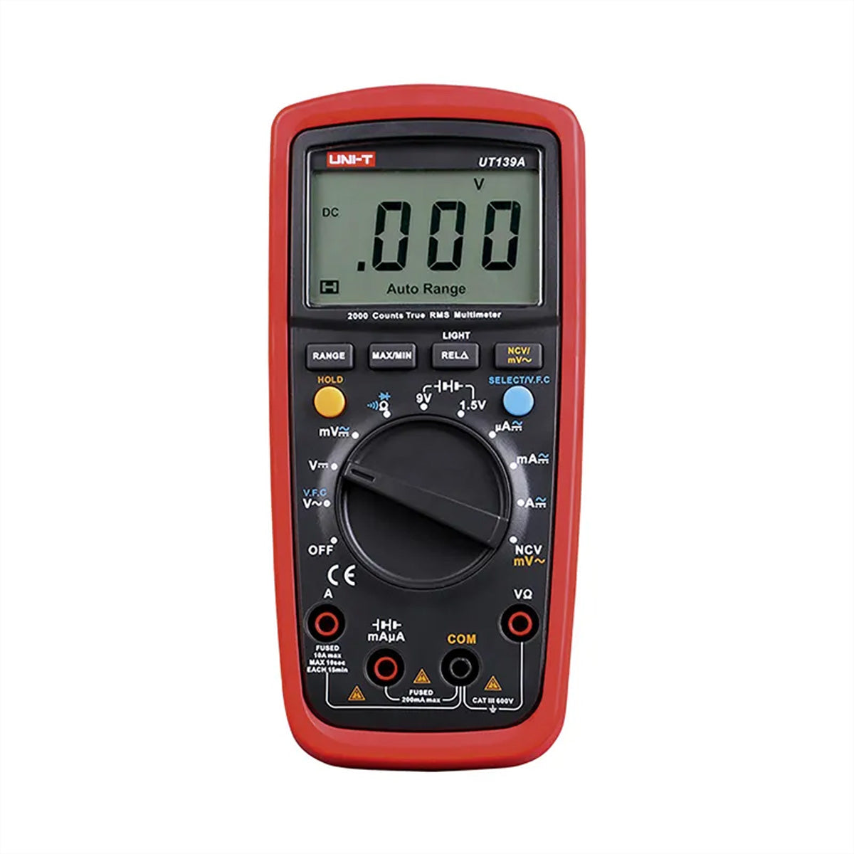 Steffen Multimeter – AC/DC, 600 V/10 A, CAT III 600 V