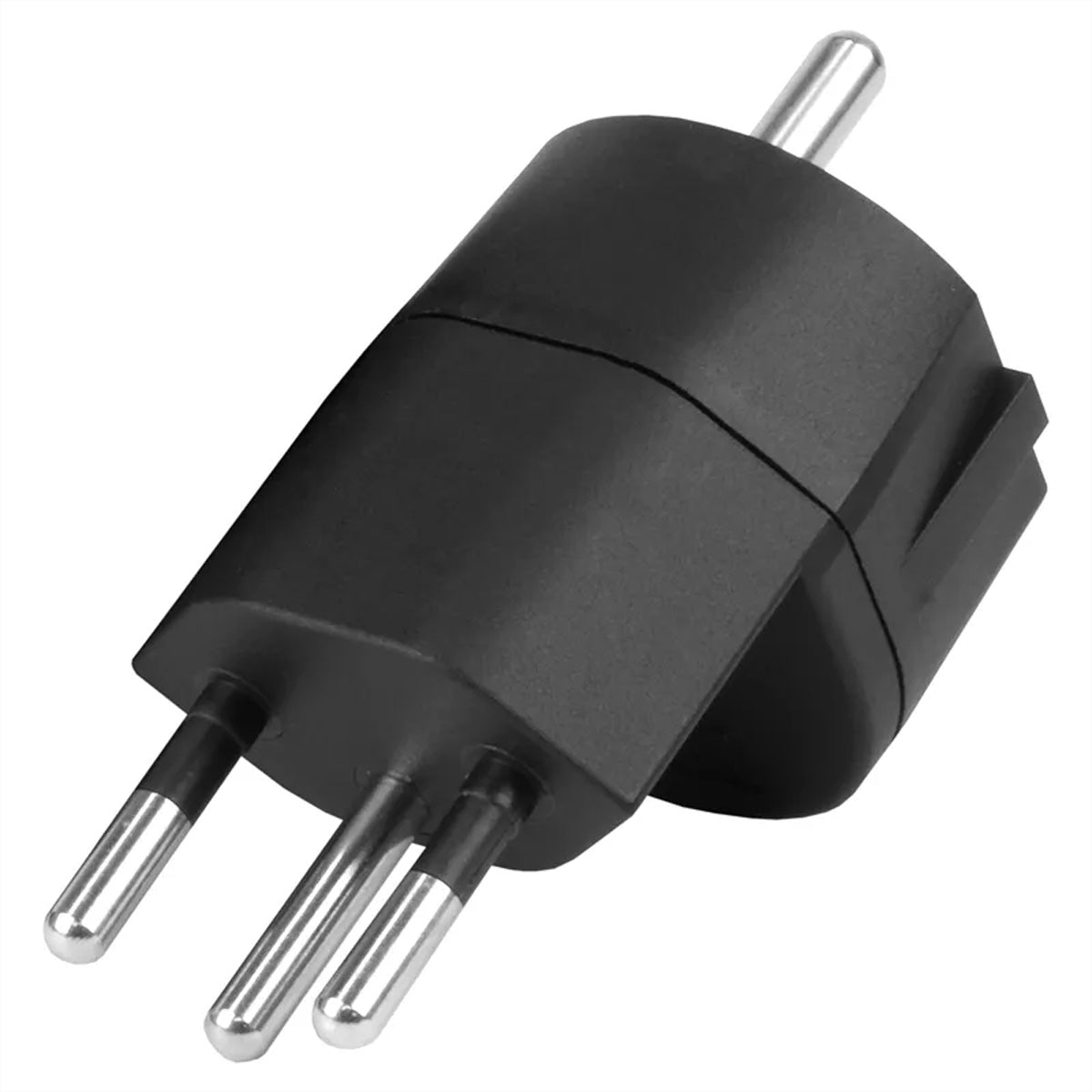 Steffen Fixadapter T12 zu Schuko – 3-polig, mit Montagehilfe, Schwarz