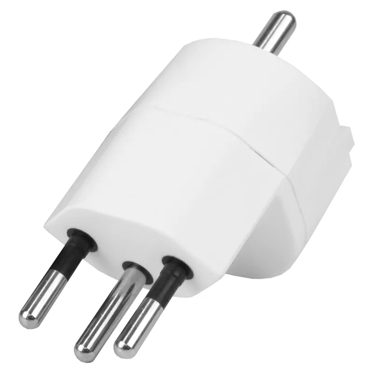 Steffen Reiseadapter T12 zu Schuko – 3-polig, Weiss