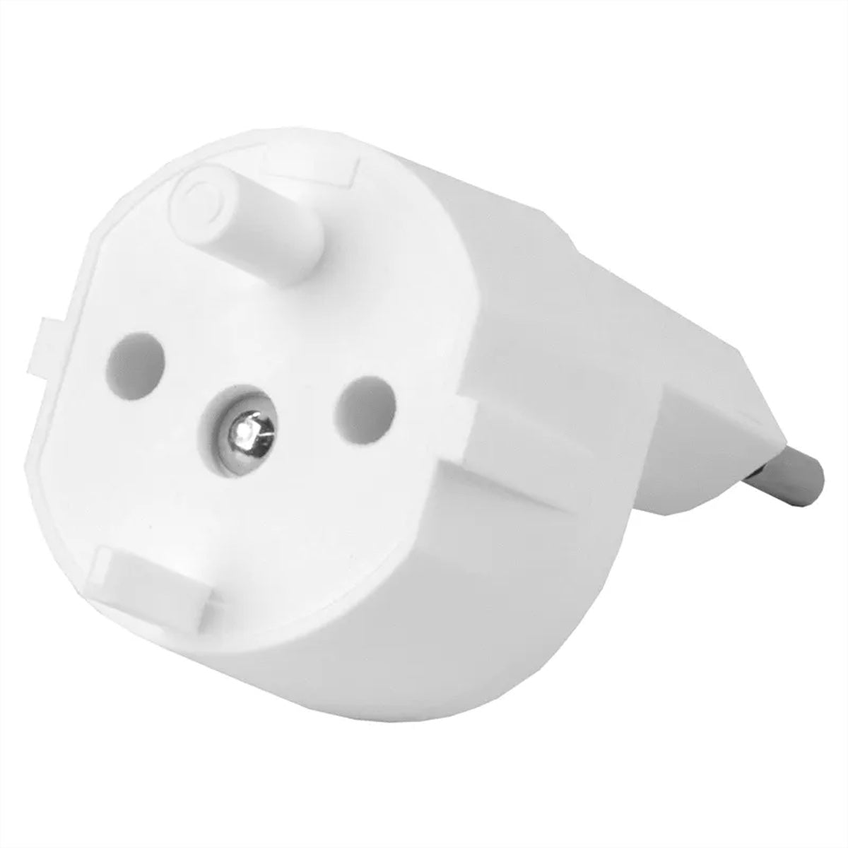 Steffen Fixadapter Schuko zu T11 (3-polig) – Mit Montagehilfe, Weiss