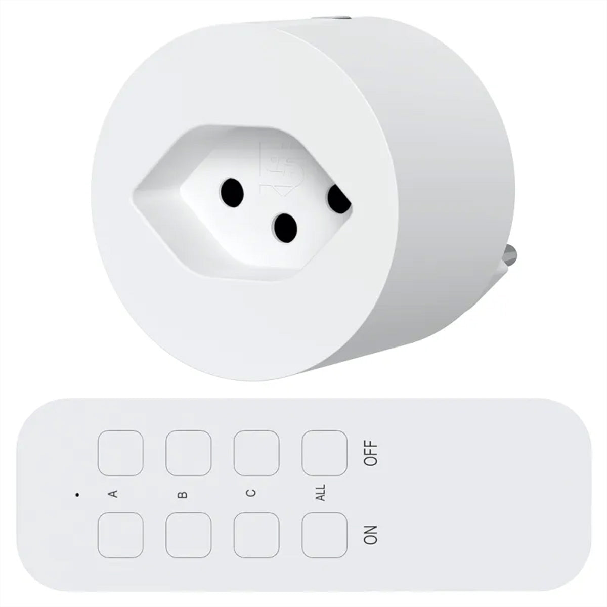 Steffen Abzweigstecker, 1× T13, mit Fernbedienung, Stecker T12, IP20