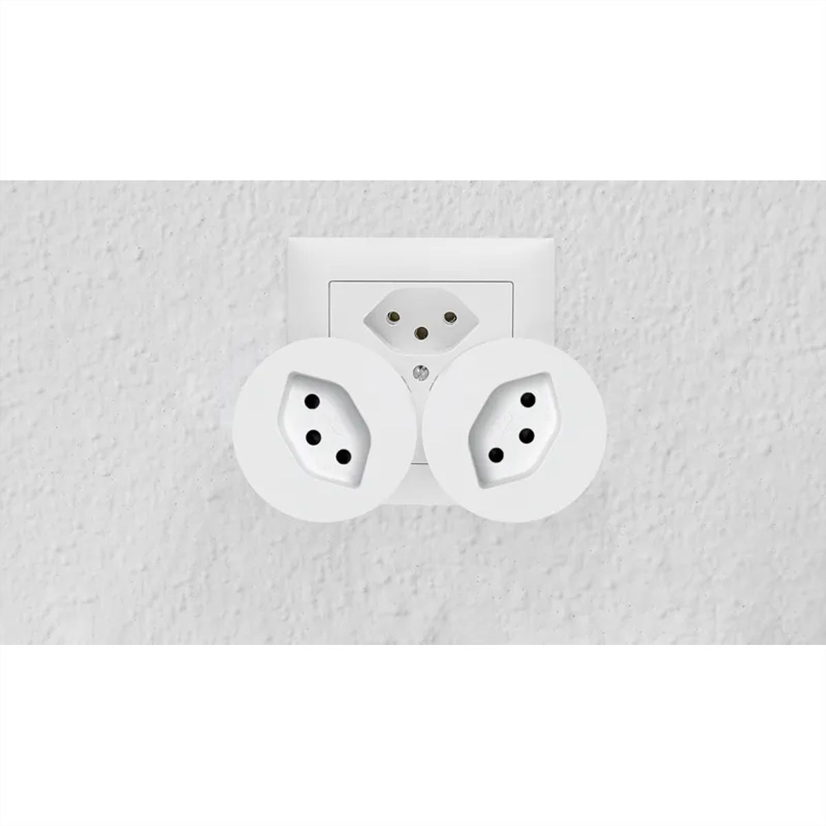 Steffen 3× Abzweigstecker (Funk), T13, mit Fernbedienung, 250 V, 10 A, 2500 W, IP20