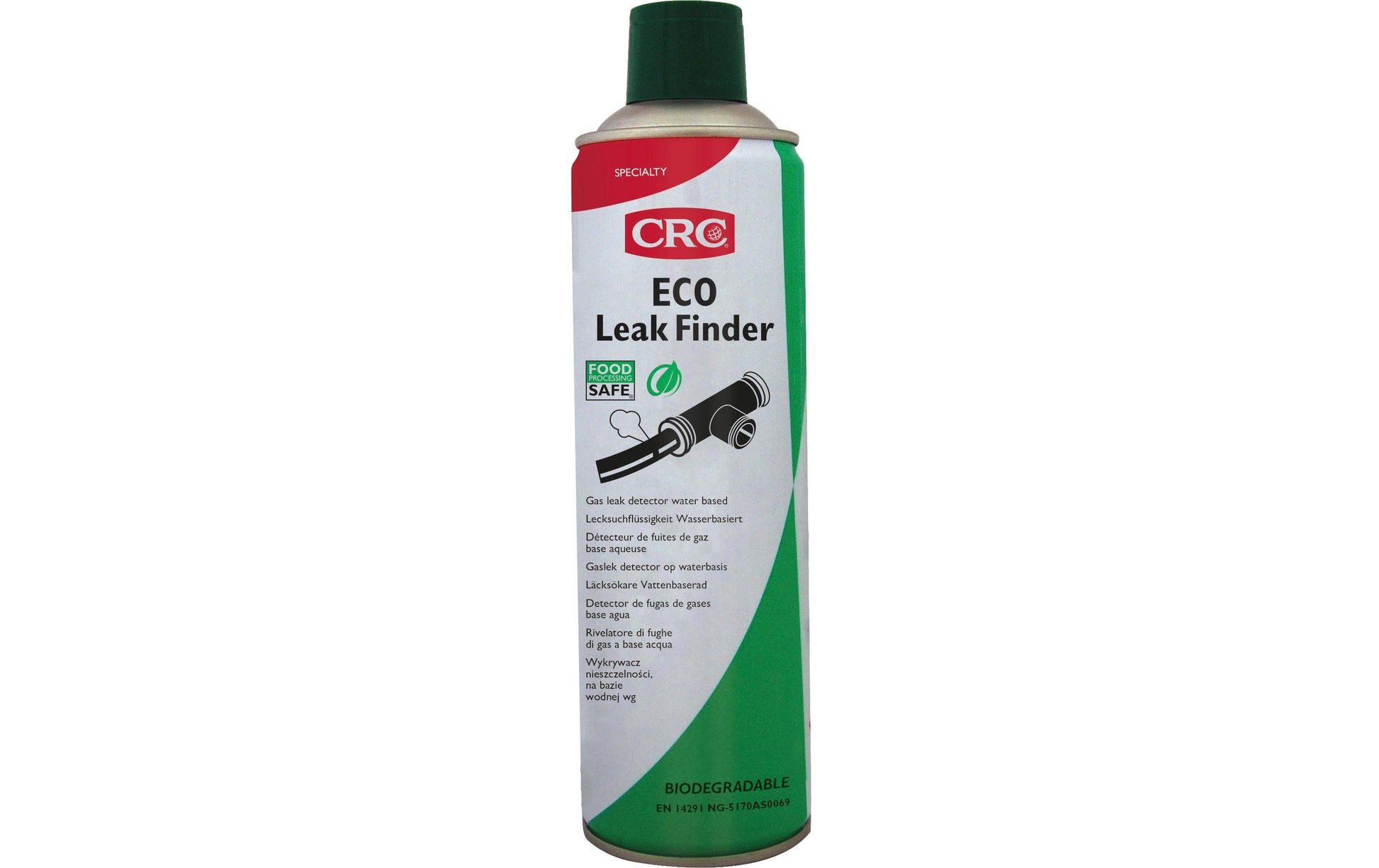 CRC ECO LEAK FINDER Spezialreiniger – für Gasleitungen – Spray – 500 ml